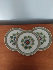 Denby Langley 21cm Plates X 3