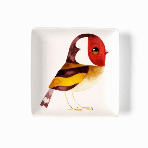 Goldfinch trinket tray - goldfinch, by