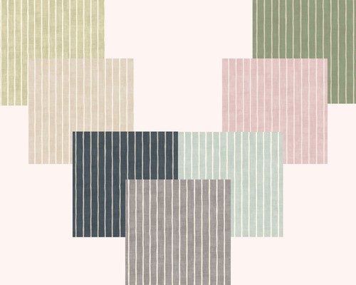 Matte stripes oilcloth - stripes,