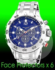 Nautica N19509G watch glass face protectors x 6......WATCH NOT INCLUDED