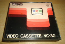 Philips VC30 VC-30 Video Cassette Vintage VCR Tape – Made in Austria