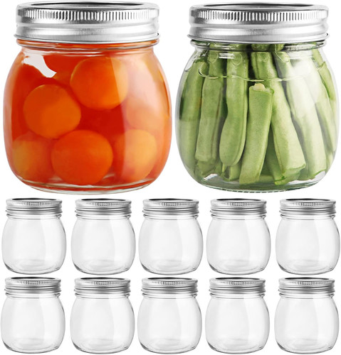 300ml glass mason - oz,