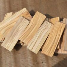 6 X Olive Wood Knife Scale Handle Blanks DIY Woodturning Woodworking 12cm 4.7''