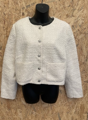 Cream textured boucle - h&m,