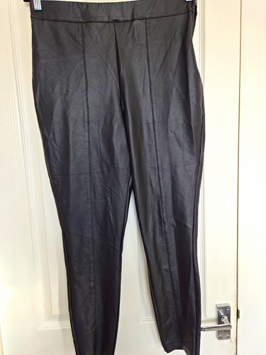Womens black faux leather - faux,