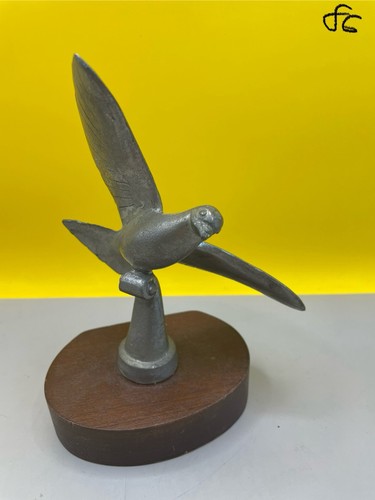 Vintage art deco metal winged - metal,