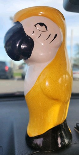 Vintage tiki yellow macaw - vintage,