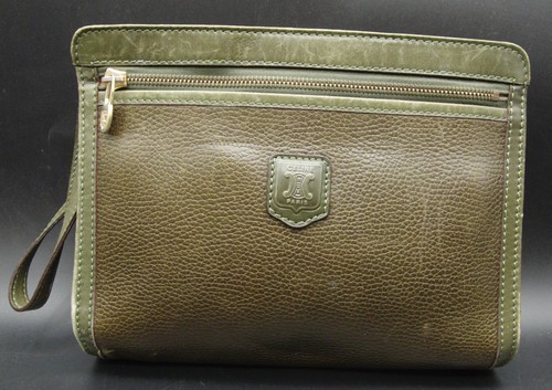 Celine paris leather clutch - celine,