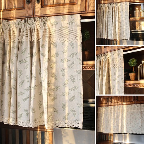 Lace half cafe curtain - lace,