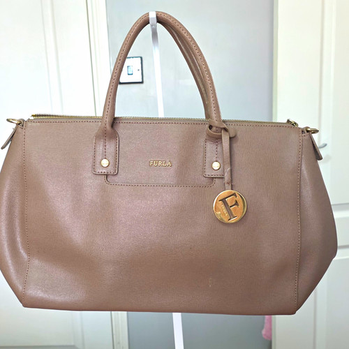 Furla andrea taupe leather - furla,