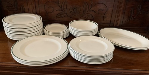 Royal doulton green trim - doulton,