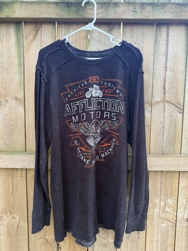 Affliction motors long sleeve - long,