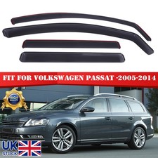 For VW Passat B6/B7 2005-2014 5 Door Estate Wind Rain Deflectors 4Pcs/Set Tinted