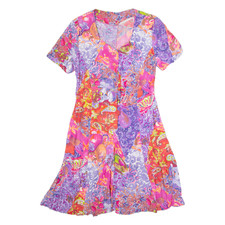 Vintage Womens Tea Dress Pink