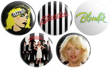 5 x Blondie BUTTON PIN BADGES