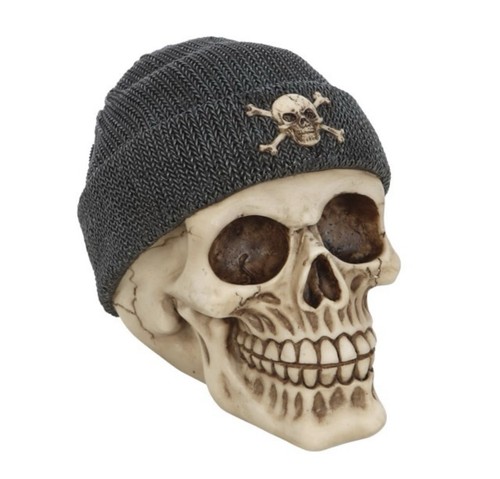 Gothic resin skull ornament - gothic,