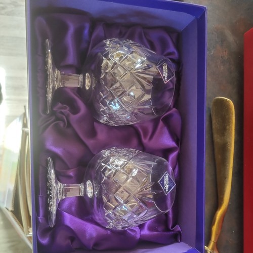 Pair vintage edinburgh crystal - vintage,