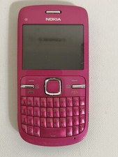 Nokia C3-00 Mobile Cell Phone Retro Untested Pink 