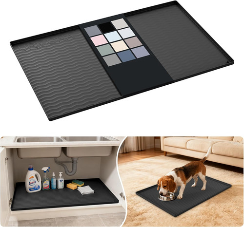 Silicone under sink mat x - silicone,