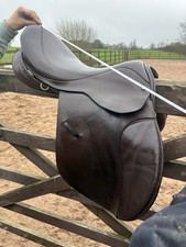 Brown Leather Saddle 18 inch