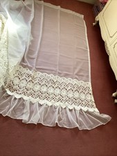 Cream Off White Long Net