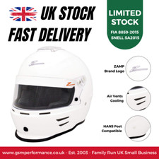 Zamp RZ-35E Hans Compatible Snell SA2015/FIA 8859-2015 Approved Helmet