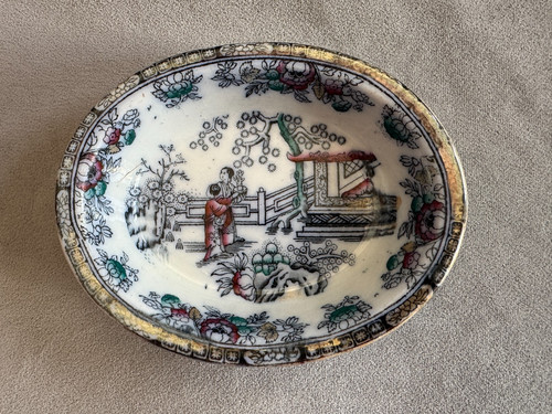 Antique victorian era oval - victorian-era,