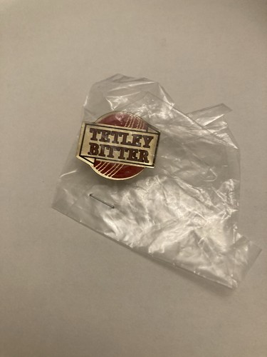 Tetley bitter pin badge - bitter,