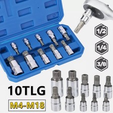 10pcs Spline Set, M4 - M18