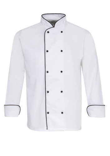 Chefs jacket white with - chefs,