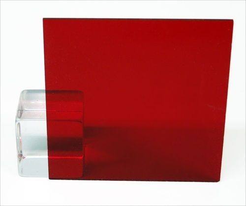 Transparent dark red - 1/4",