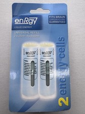 Braun Gas Enrgy Cells Liquid Energy Refills 2 X 25ml Cordless Stylers, UK Stock