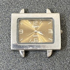 Figaro Quartz Stainless Steel Watch Face Not Working Spares Or Repair 