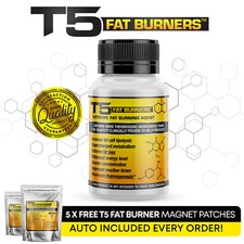 STRONGEST T5 FAT BURNER WEIGHT LOSS DIET SLIMMING PILLS