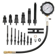 Diesel Engine Cylinder Compression Tester Pressure Test Tool Kit 18 PCS