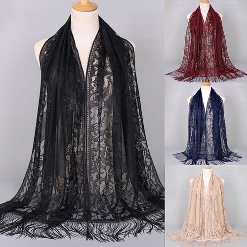 Feminine floral tassel - feminine, scarf