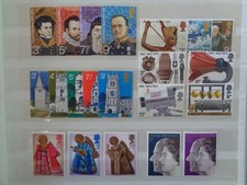 GREAT BRITAIN 1972 COMMEMORATIVE STAMPS YEAR SET MNH MINT 6 x SETS 21 STAMPS