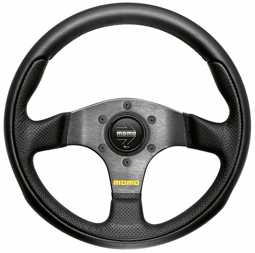 Momo team leather steering - momo,