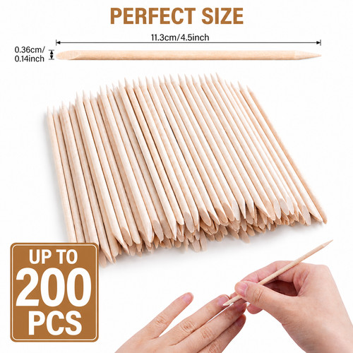 200pcs double ended cuticle - double,