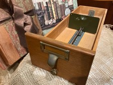 Vintage Library Card Catalog