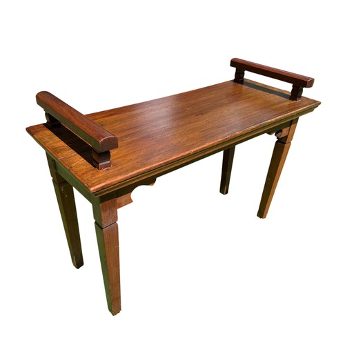Vintage mahogany piano - mahogany, stool