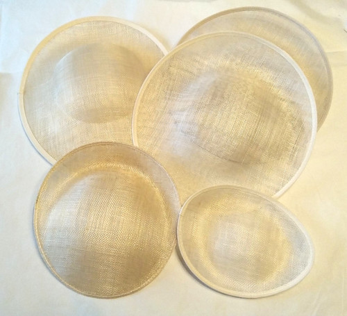 Sinamay base shapes for - base, x