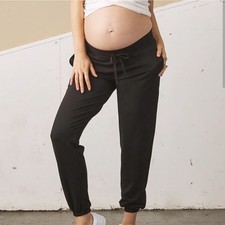 Topshop maternity black joggers sweat pants size 8-10