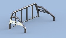 FITS MITSUBISHI L200 2015-2021  ROLL BAR - SPORTS BAR  Chrome