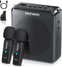 NEEWER VA02 Voice Amplifier with Wireless Microphone, Portable Mini USB C Rechar