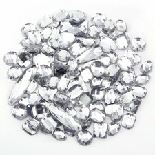 Clear Rhinestone Gem Mix