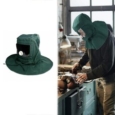 Sand Blasting Tool Supply Protective Face Shields Dustproof Anti-wind Hood Caps
