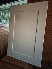 Replacement kitchen doors. Shaker style. matt warm white