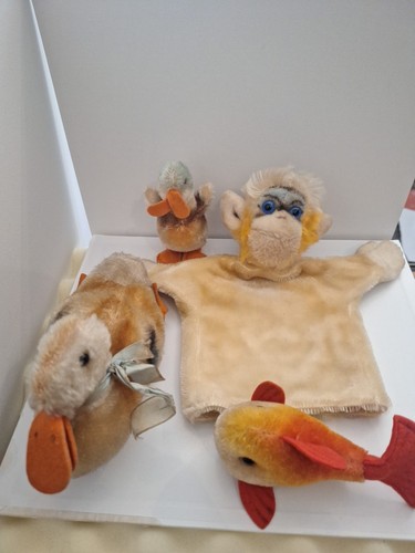 Vintage steiff animals x4 - steiff?,