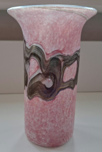 Mdina pink and grey banded - mdina,